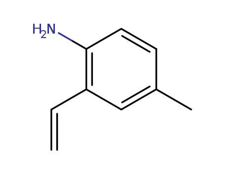 Molecular Structure of 107734-14-5 (Benzenamine, 2-ethenyl-4-methyl-)
