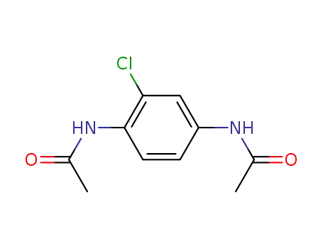 Molecular Structure of 50610-32-7 (N,N'-(2-chloro-1,4-phenylene)bisacetamide)