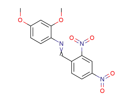 Molecular Structure of 1334385-56-6 (N-(2,4-dinitrobenzylidene)-2,4-dimethoxyaniline)