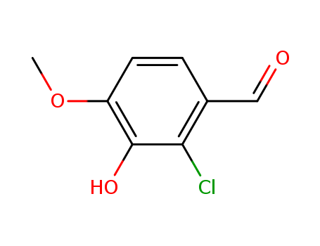 2-chloro-3-hydroxy-p-anisaldehyde