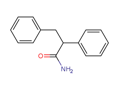 Molecular Structure of 7472-97-1 (2,3-Diphenylpropanamide)