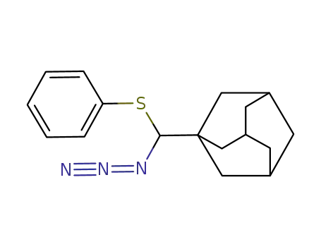 Molecular Structure of 73296-58-9 (α-Azido-1-adamantylmethyl phenyl sulfide)