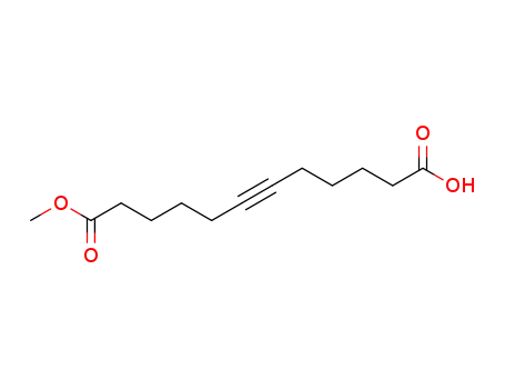 Molecular Structure of 408536-68-5 (dodec-6-ynedioic acid monomethyl ester)