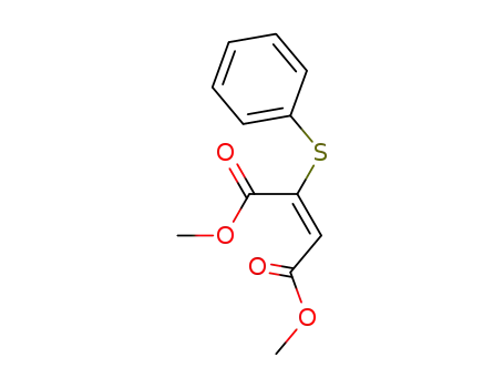Molecular Structure of 59790-38-4 (2-Butenedioic acid, 2-(phenylthio)-, dimethyl ester, (Z)-)