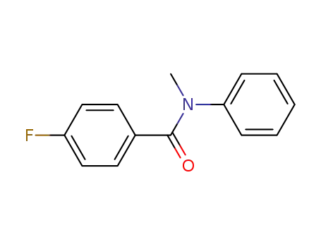 Molecular Structure of 37950-87-1 (4-Fluoro-N-Methyl-N-phenylbenzaMide, 97%)