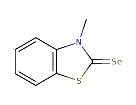 Molecular Structure of 2786-43-8 (3-methylbenzothiazole-2(3H)-selone)