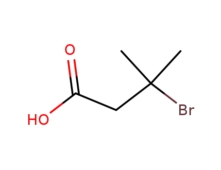 Molecular Structure of 5798-88-9 (beta-bromoisovaleric acid)