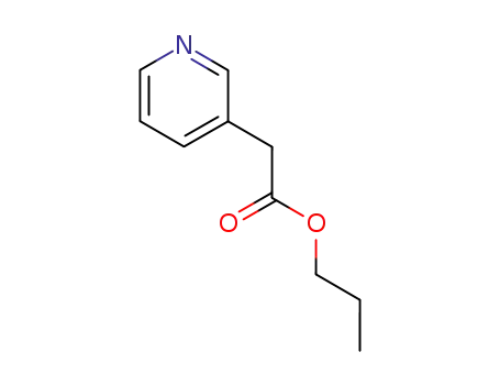 Molecular Structure of 166411-28-5 ([3]pyridyl-acetic acid propyl ester)