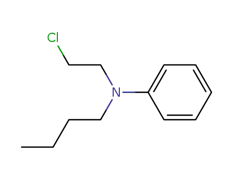 Molecular Structure of 53817-39-3 (N-butyl-N-(2-chloroethyl)aniline)