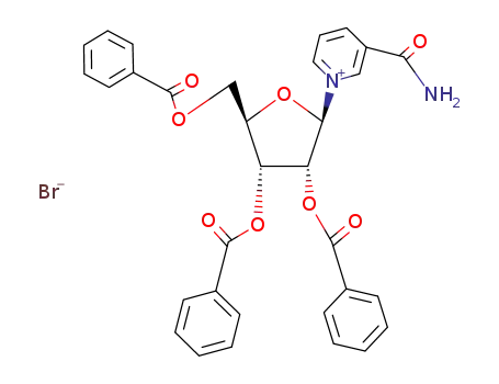 N<sup>1</sup>-(2,3,5-Tri-O-benzoyl-β-D-ribofuranosyl)-3-aminocarbonylpyridinium bromide