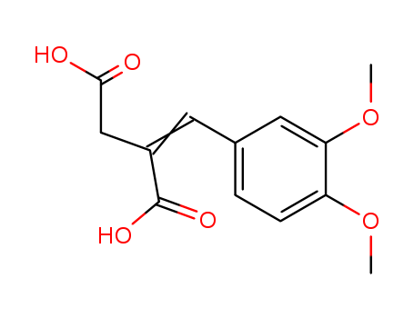 2-[(3,4-dimethoxyphenyl)methylidene]butanedioic acid cas  5507-27-7