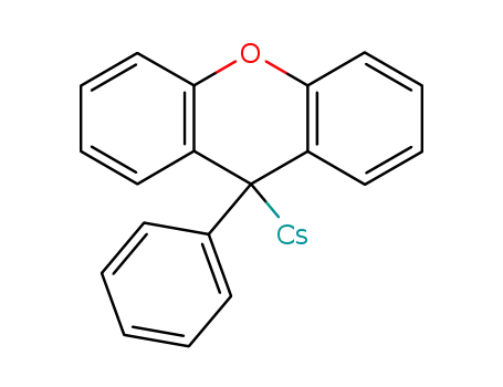 9-Phenylxanthene Cs<sup>(1+)</sup> salt
