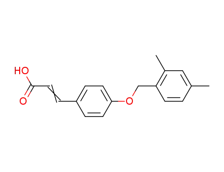 (Z)-3-[4-(2,4-Dimethyl-benzyloxy)-phenyl]-acrylic acid