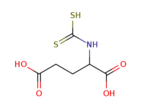 Molecular Structure of 75808-54-7 (N-(Sodiothiocarbonothioyl)-L-glutamic acid disodium salt)