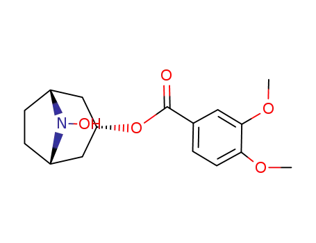 Molecular Structure of 89783-61-9 (8-hydroxy-8-azabicyclo[3.2.1]oct-3-yl 3,4-dimethoxybenzoate)