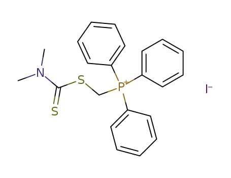 Dimethylthiocarbamoylsulfanylmethyl-triphenyl-phosphonium; iodide
