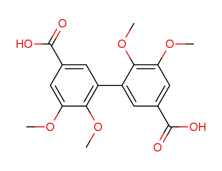 Molecular Structure of 4482-31-9 (5,5'-Biveratric acid)