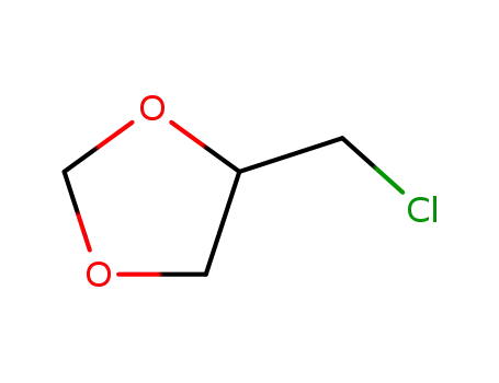 Molecular Structure of 1072-61-3 (4-(chloromethyl)-1,3-dioxolane)