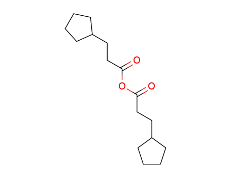 Molecular Structure of 58032-37-4 (3-cyclopentyl-propionic acid-anhydride)