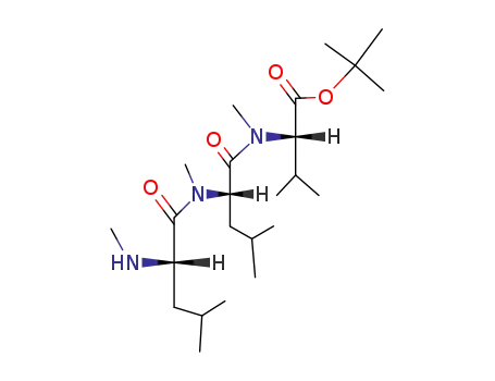 Molecular Structure of 103478-69-9 (L-Valine, N-methyl-N-[N-methyl-N-(N-methyl-L-leucyl)-L-leucyl]-,
1,1-dimethylethyl ester)