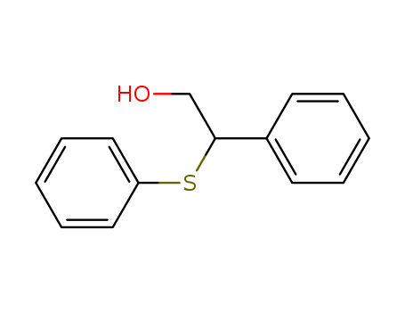 Benzeneethanol, b-(phenylthio)-
