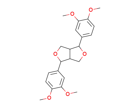 Molecular Structure of 25305-05-9 (Pinoresinol diMethyl ether)