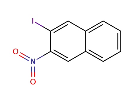 Molecular Structure of 102153-71-9 (2-IODO-3-NITRONAPHTHALENE)
