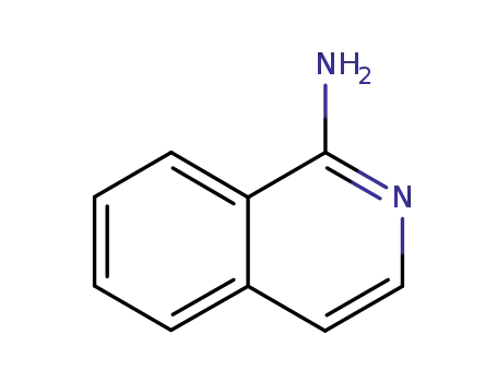 Molecular Structure of 1532-84-9 (1-Aminoisoquinoline)