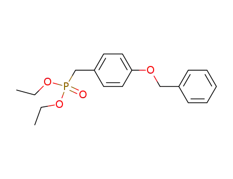 Molecular Structure of 131719-55-6 (diethyl <4-(benzyloxy)benzyl>phosphonate)