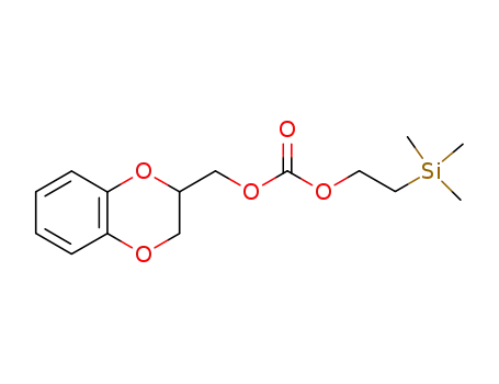 Carbonic acid 2,3-dihydro-benzo[1,4]dioxin-2-ylmethyl ester 2-trimethylsilanyl-ethyl ester