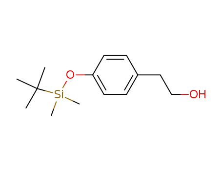 Molecular Structure of 96013-75-1 (2-(4{[tert-butyl(dimethyl)silyl]oxy}phenyl)ethanol)