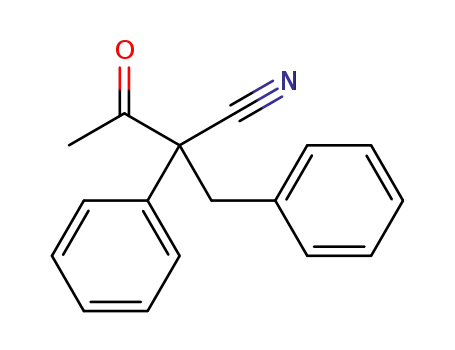 Benzenepropanenitrile, a-acetyl-a-phenyl-