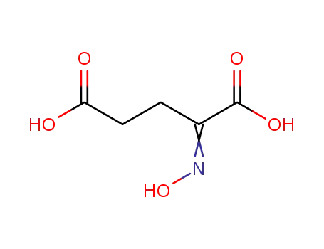 Molecular Structure of 2211-15-6 (2-(hydroxyimino)-pentanedioic acid)