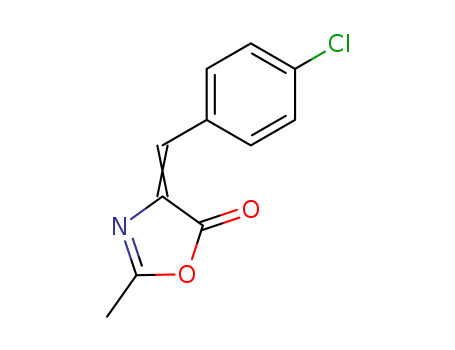 5(4H)-Oxazolone,4-[(4-chlorophenyl)methylene]-2-methyl-