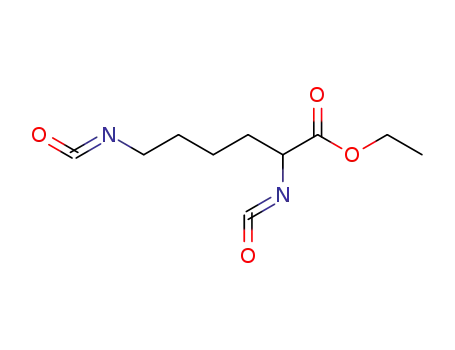 Molecular Structure of 4254-76-6 (Hexanoic acid, 2,6-diisocyanato-, ethyl ester)