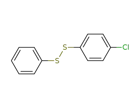 Molecular Structure of 33965-85-4 (1-chloro-4-(phenyldisulfanyl)benzene)