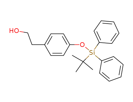 Molecular Structure of 96013-93-3 (2-[4'-(tert-butyldiphenylsilyloxy)phenyl]ethanol)