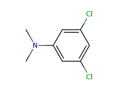 Molecular Structure of 35114-04-6 (3,5-Dichloro-N,N-dimethylaniline)