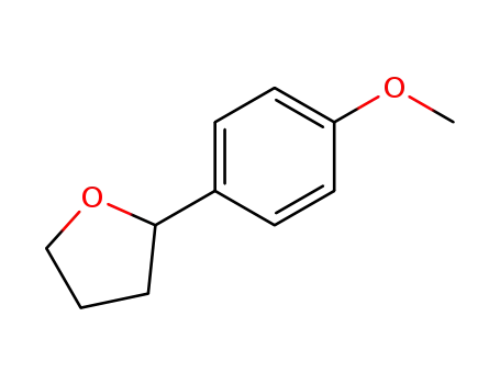 Molecular Structure of 79623-15-7 (2-(4-methoxyphenyl)-tetrahydrofuran)