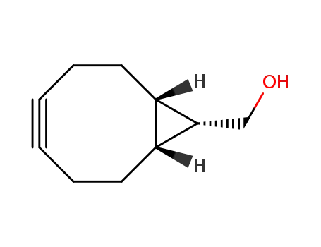 Molecular Structure of 1263166-90-0 ((1R,8S,9S)‐bicyclo[6.1.0]non‐4‐yn‐9‐ylmethanol)