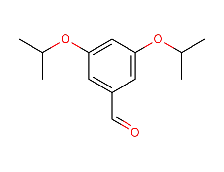 Molecular Structure of 94169-64-9 (Benzaldehyde, 3,5-bis(1-methylethoxy)-)