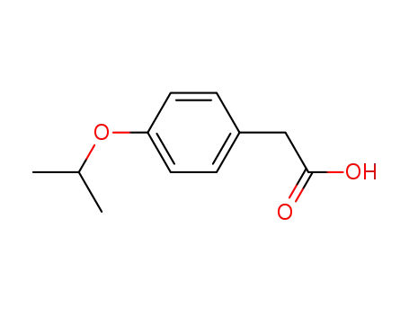 Molecular Structure of 55784-07-1 (4-(1-METHYLETHOXY)-BENZENEACETIC ACID)