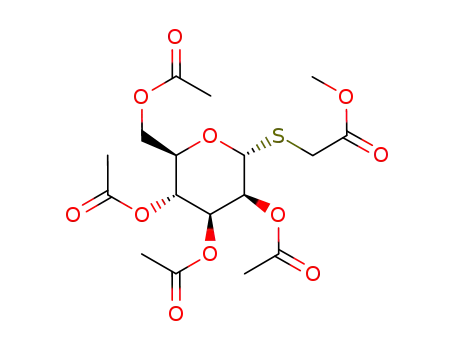 2,3,4,6-tetra-O-acetyl-1-(methoxycarbonylmethyl)thio-α-D-mannopyranoside