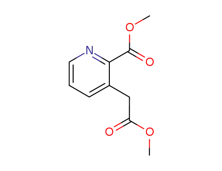 Molecular Structure of 807361-96-2 ((2-methoxycarbonyl-[3]pyridyl)-acetic acid methyl ester)