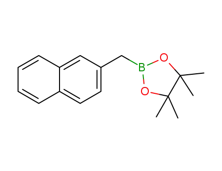 Molecular Structure of 1379610-55-5 (4,4,5,5-tetramethyl-2-(naphthalen-2-ylmethyl)-1,3,2-dioxaborolane)