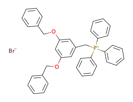 Molecular Structure of 24082-43-7 (Phosphonium, [[3,5-bis(phenylmethoxy)phenyl]methyl]triphenyl-,
bromide)