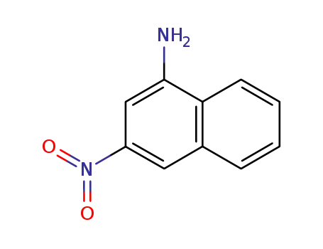 Molecular Structure of 3229-86-5 (1-Naphthalenamine, 3-nitro-)