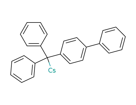 Molecular Structure of 746-22-5 (biphenylyl diphenyl methane cesium salt)