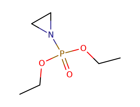Molecular Structure of 470-27-9 (Phosphonic acid, 1-aziridinyl-, diethyl ester)
