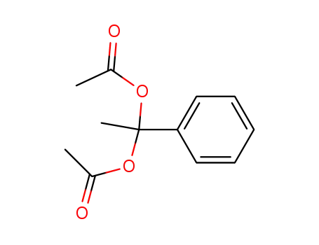 Molecular Structure of 28153-24-4 (1,1-Ethanediol, 1-phenyl-, diacetate)